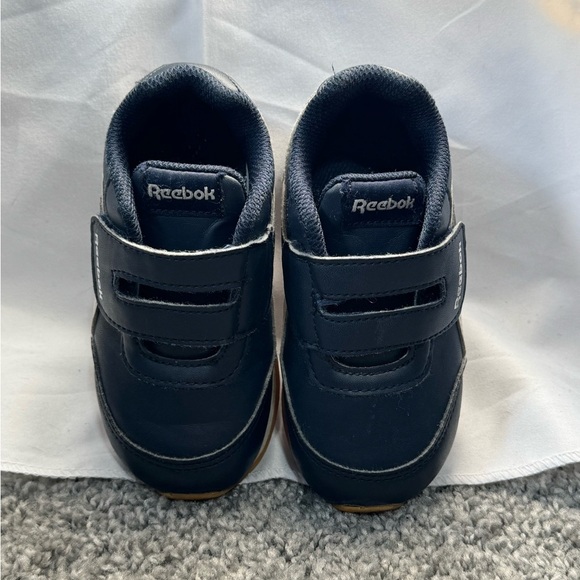 Reebok Blue Sneakers with Velcro Straps and Gum Soles Size 7 Infant - Picture 8 of 10